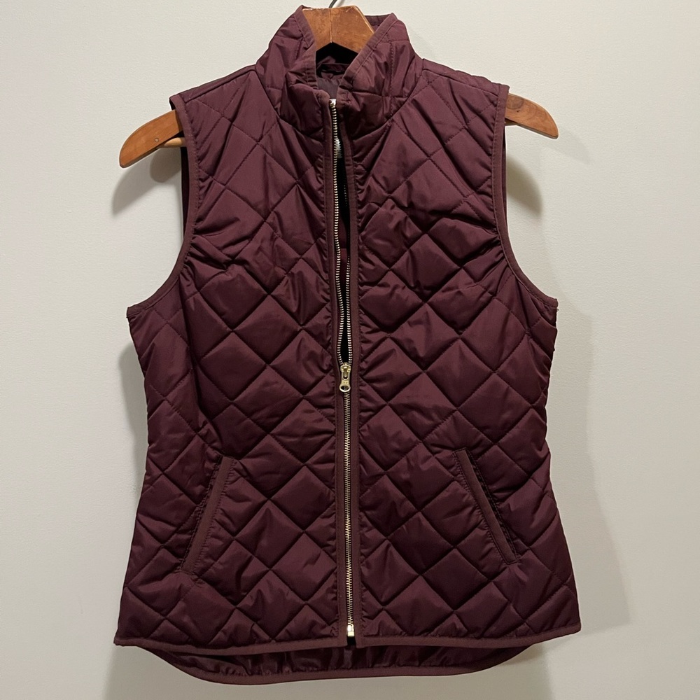 Maroon Vest - Old Navy